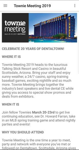 Townie Meeting