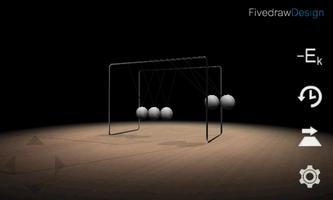 3D Newton's Cradle