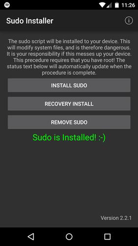 Sudo Installer