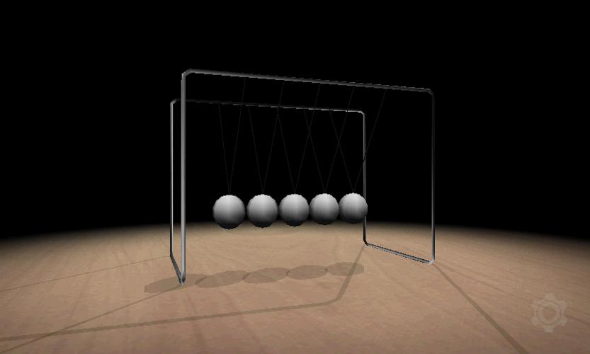 3D Newton's Cradle