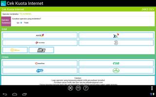 Cek Kuota Internet