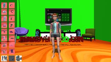 3D Girl Dancing Dress Up