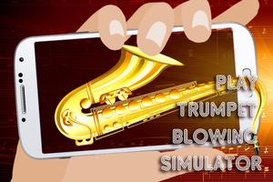 Play trumpet blowing joke simu