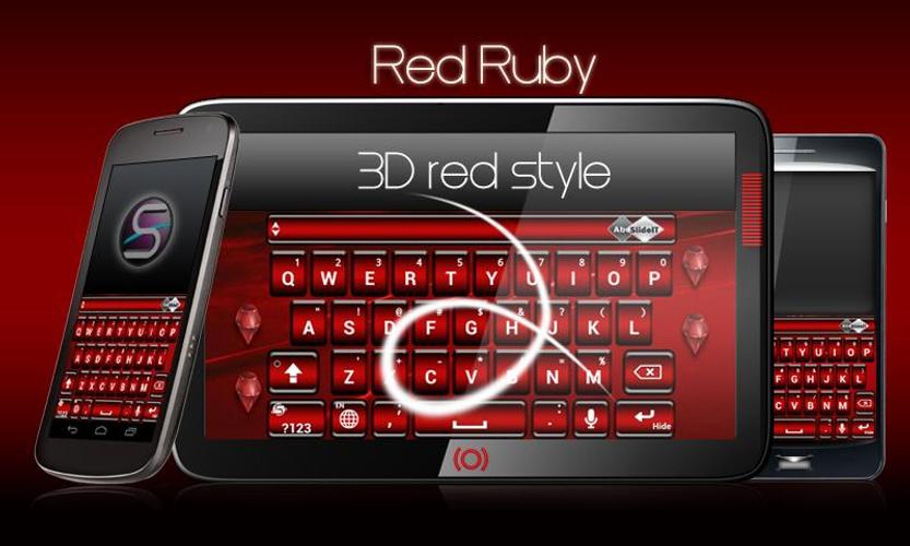 SlideIT Red Ruby Skin