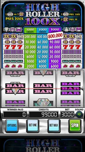 Triple 100x High Roller Slots