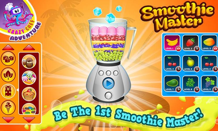 Smoothie Maker Crazy Chef Game