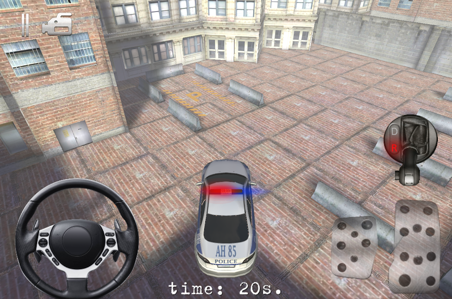 Police Car Parking Driver 3D