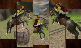 Wild Horse Rider Hill horse race 3D