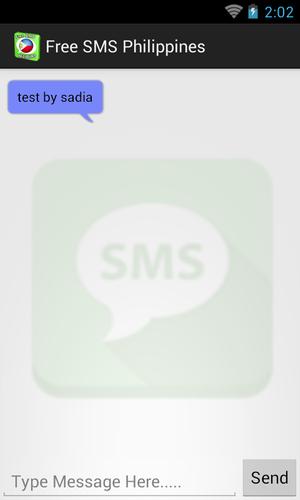 Free SMS to Philippines