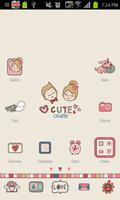 Cute couple go launcher theme