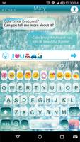 Glass Rainy Emoji Keyboard Art