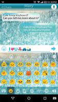 Glass Rainy Emoji Keyboard Art