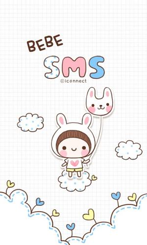 BeBe Rabbit SMS Theme