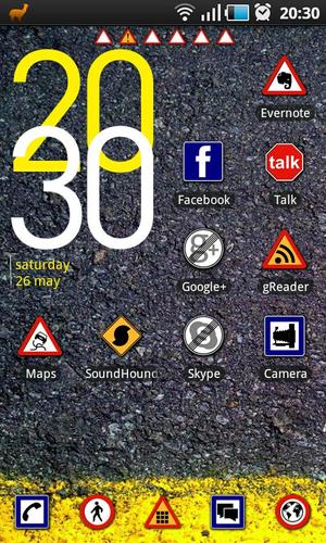 Roadsign GO Launcher Ex Theme