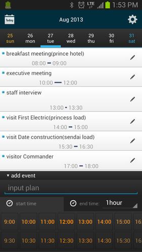 Fast Scheduler/Calendar