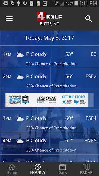 KXLF STORMTracker Weather App