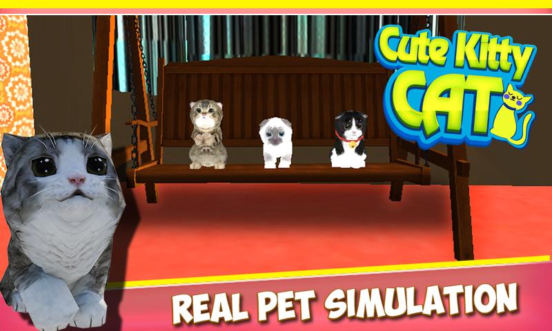 Cute Kitty Cat - 3D Simulator