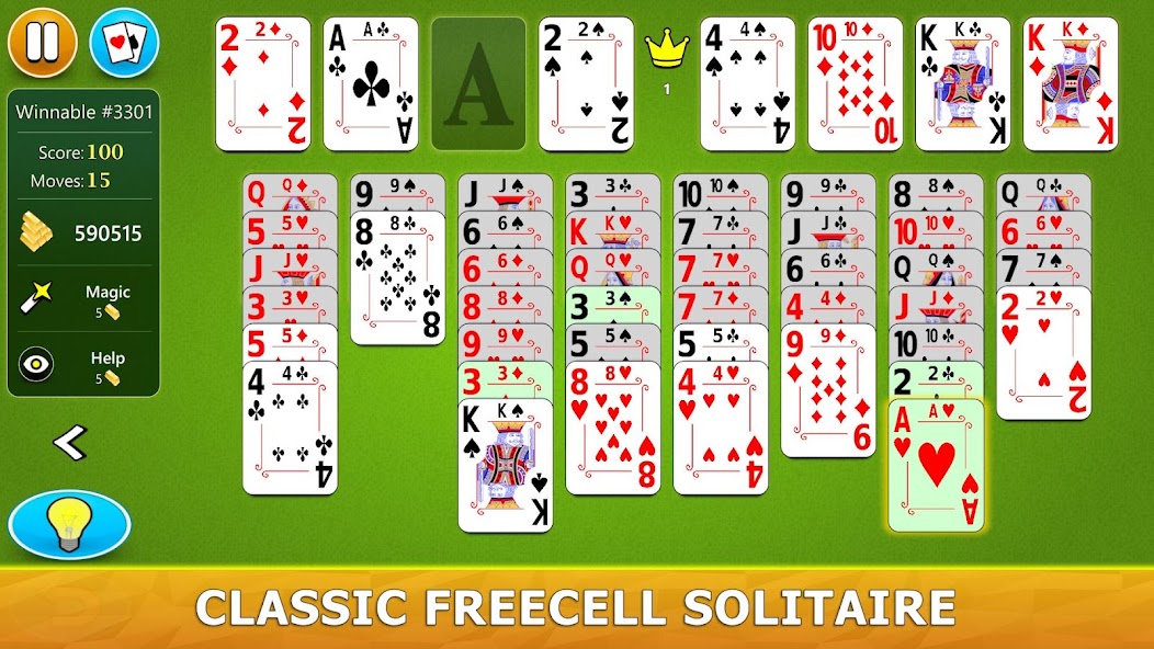 FreeCell Solitaire - Card Game