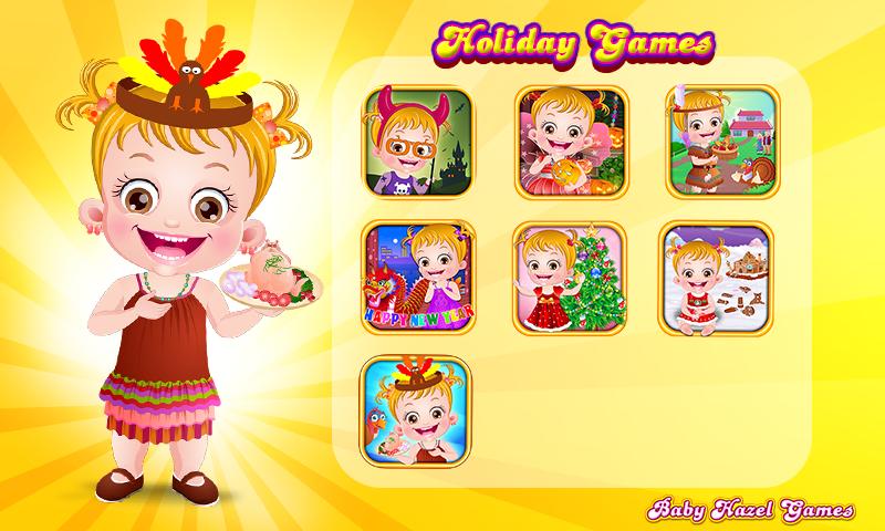 Baby Hazel Holiday Games