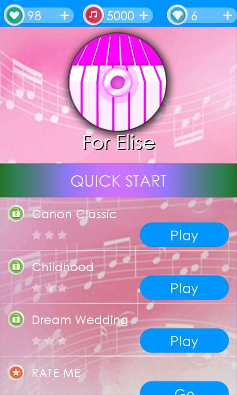 Piano Tiles Pink  - Girls