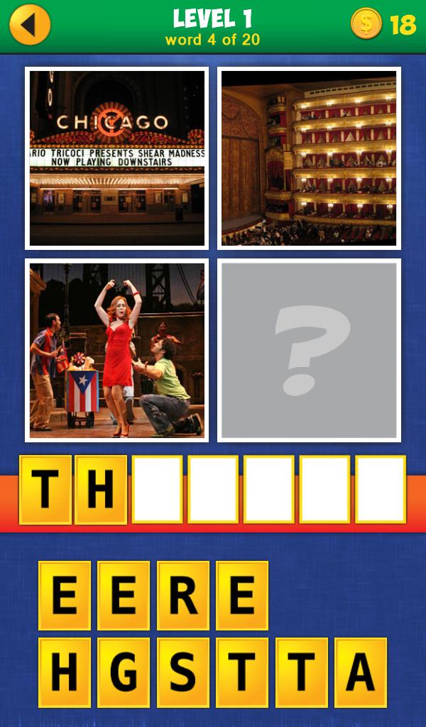 4 Pics 1 Word: More Pics