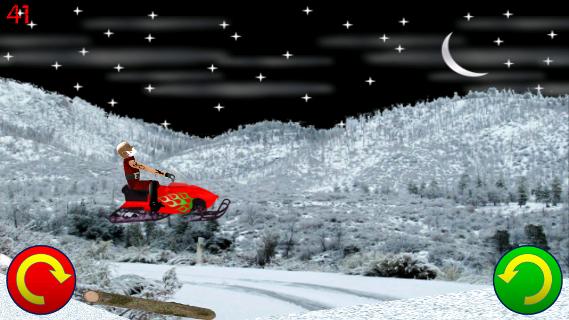 Snowmobile Santa