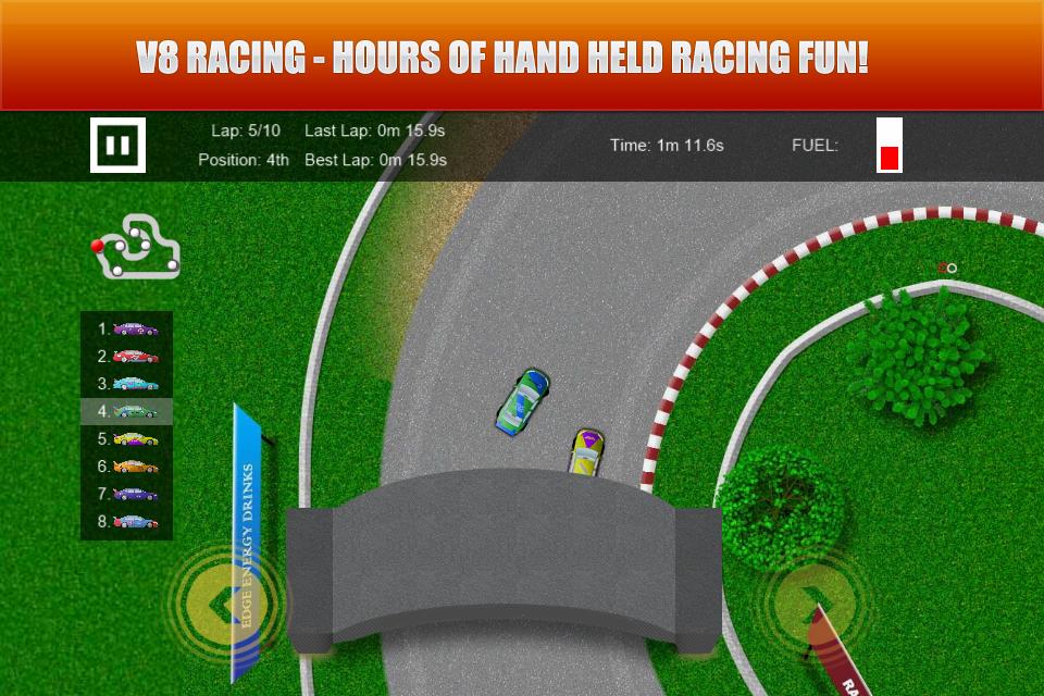 V8 Racing Car Game