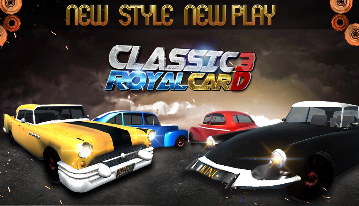 Classic royal car 3d