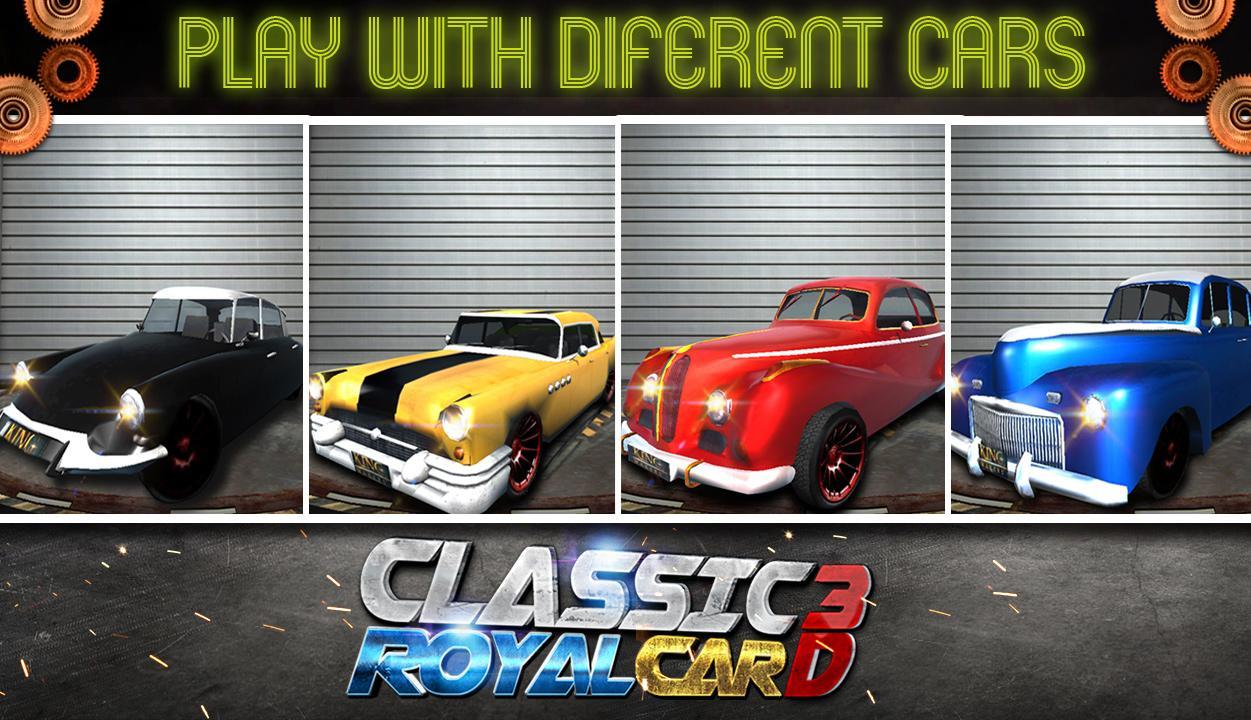 Classic royal car 3d