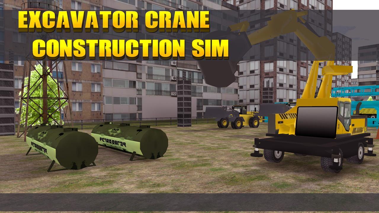 Excavator Crane Construction