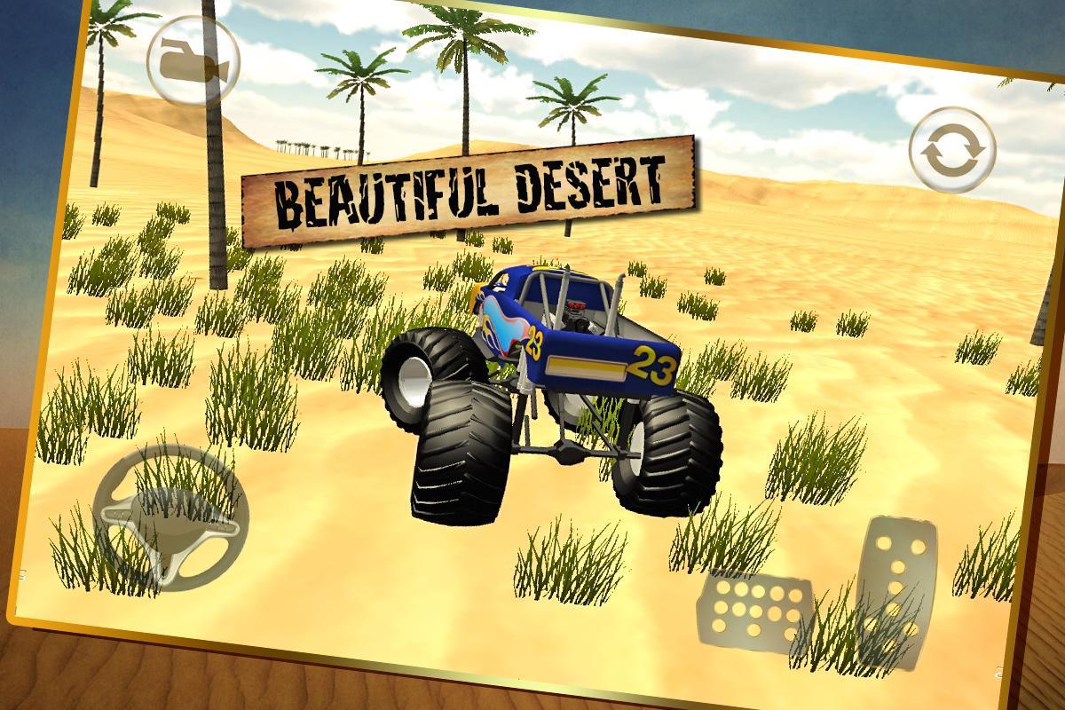 Monster Truck Desert Simulator