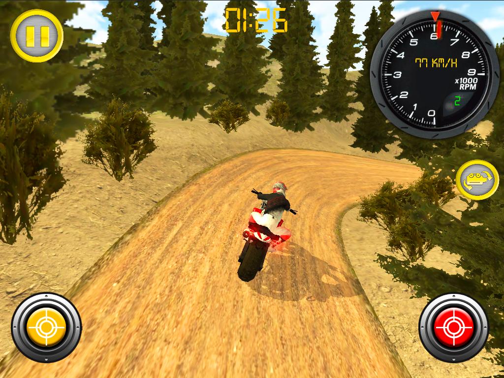 Trail Bike Extreme Stunt Rider