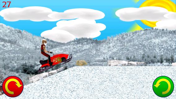 Snowmobile Santa