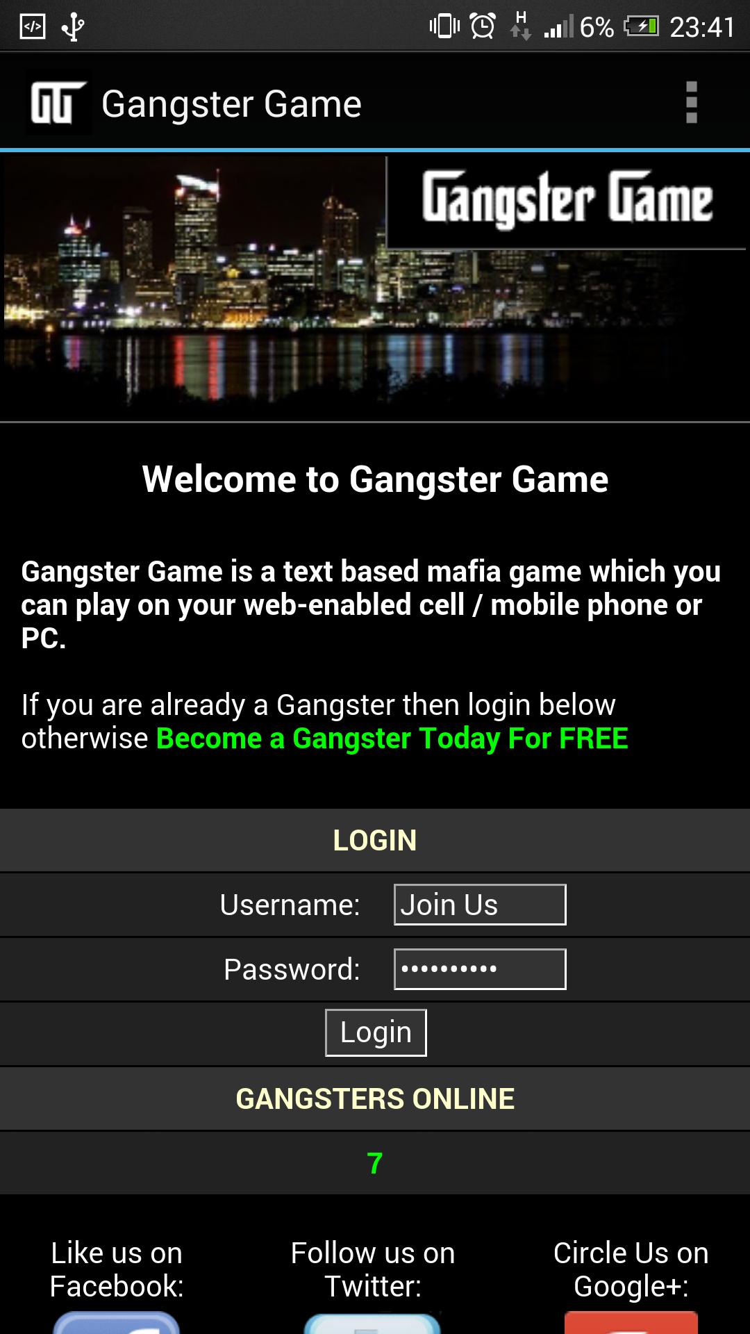 Gangster Game - Multiplayer