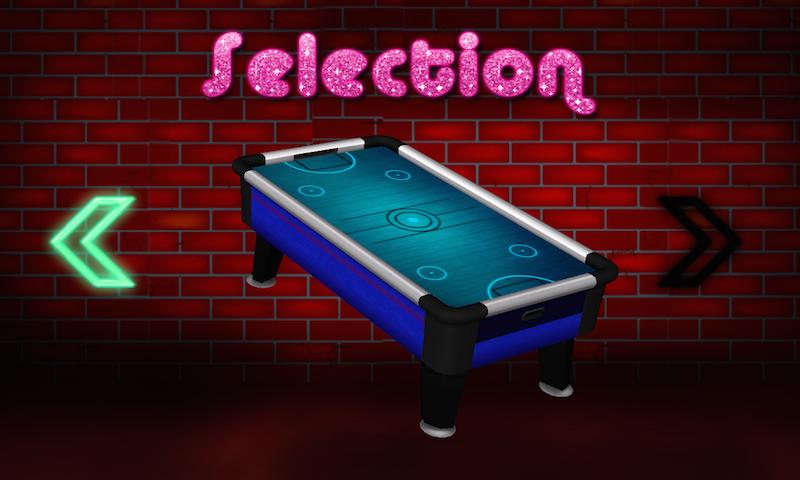 3D Glow Air Hockey Game