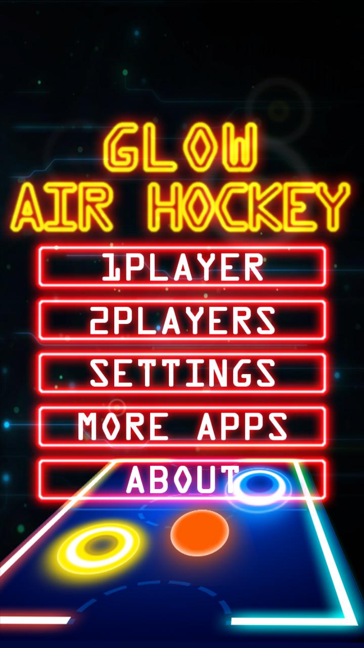 Glow Air Hockey Deluxe