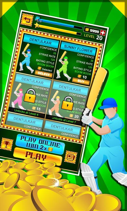 World Cricket Slots 2015