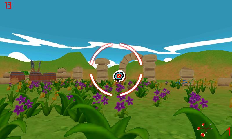 archery game bow and arrows