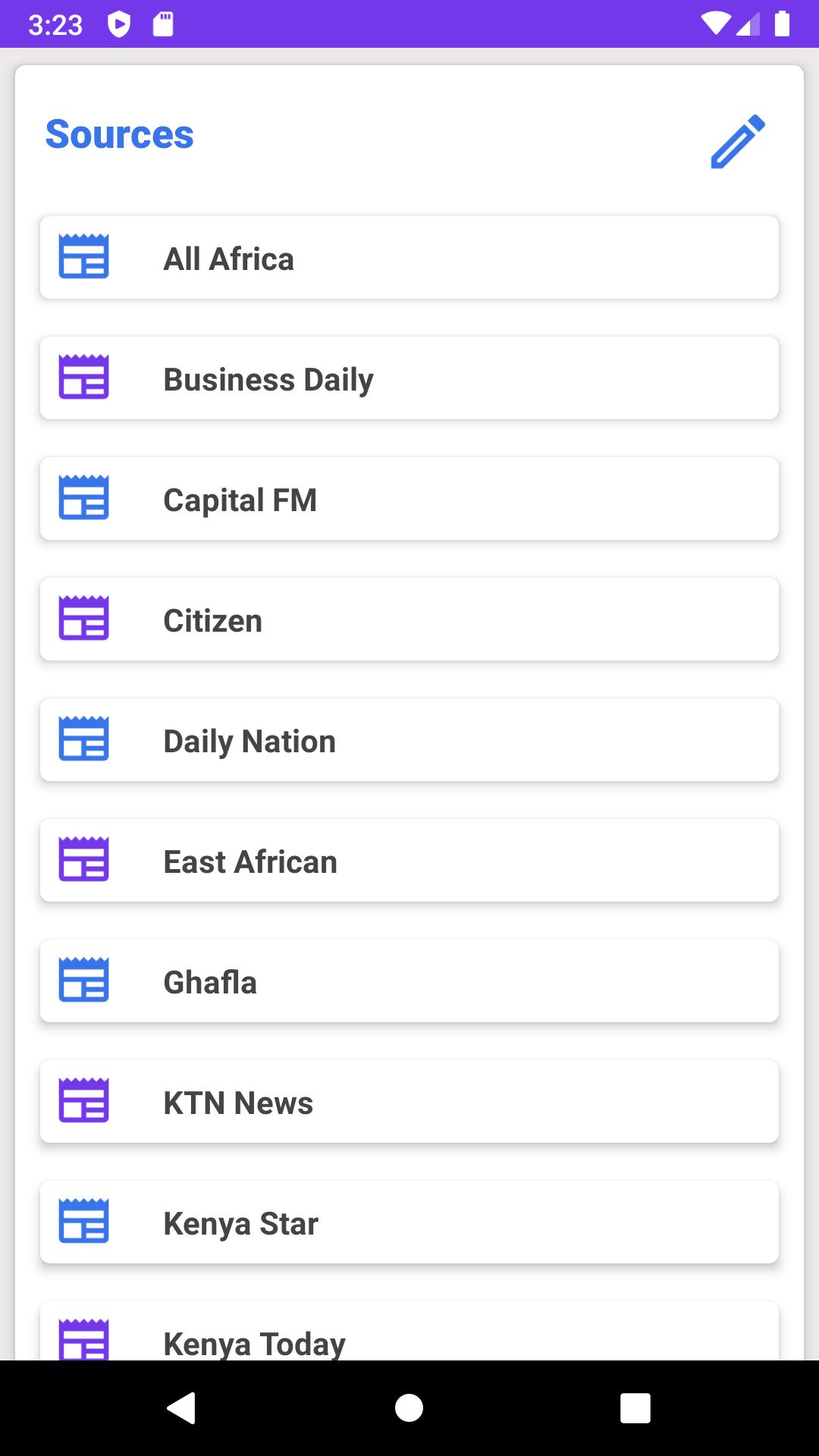 Kenya Newspapers