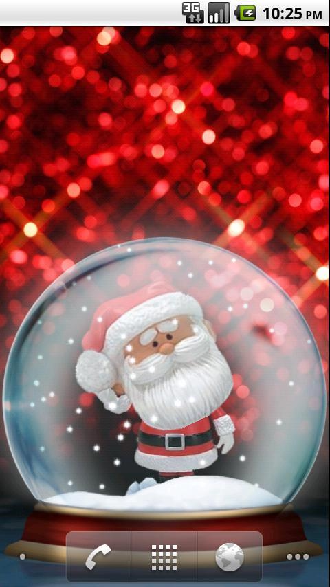 Santa Bobble Live Wallpaper