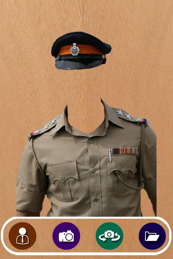 Indian Police Suit Photo Maker