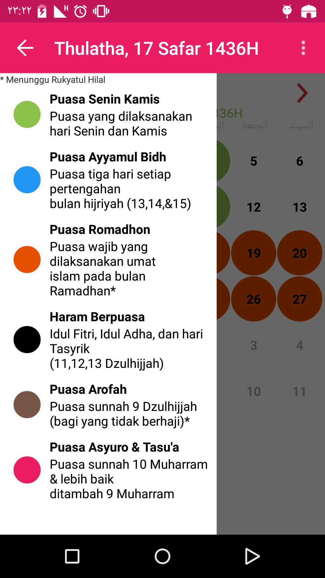 Kalender Puasa