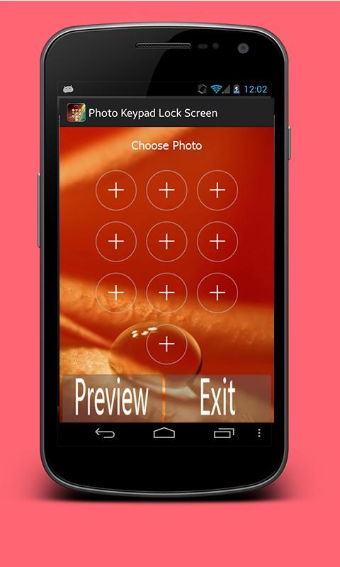 Photo Keypad Lock Screen