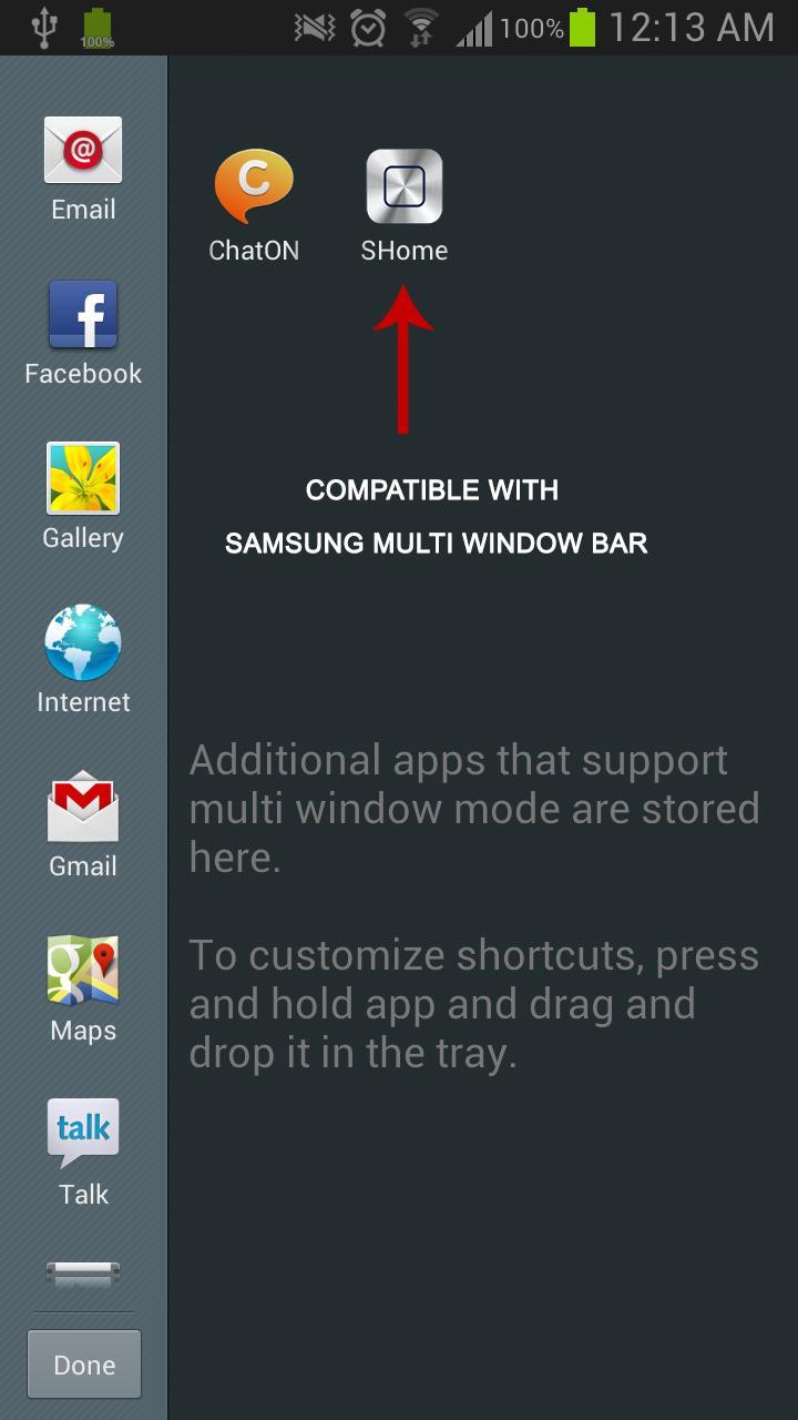 SHome for Samsung Multi Window