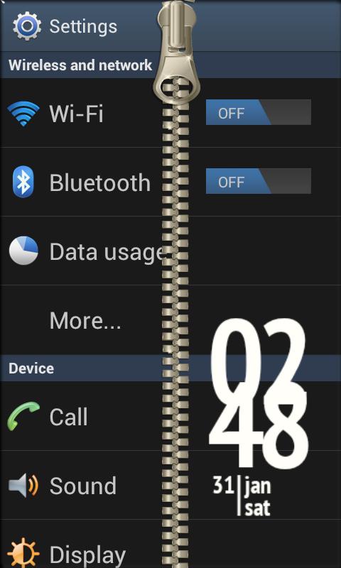 Transparent Screen Lock