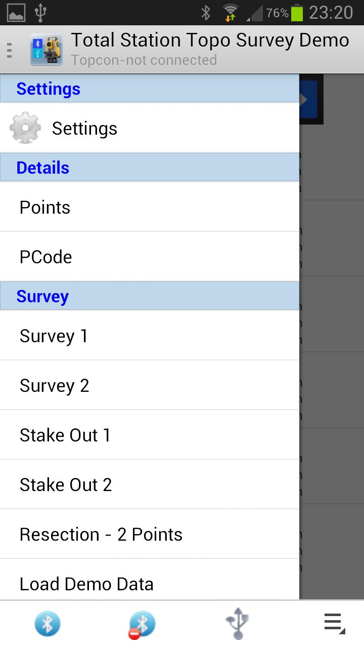 Total Station Topo Survey Demo