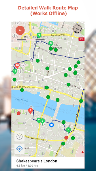 Bishkek Map and Walks