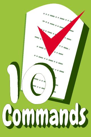 Ten Commandments 10 Commands