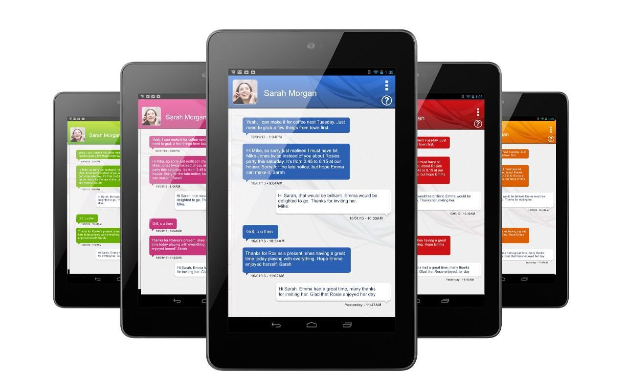 Tablet SMS Messaging Dinamotxt