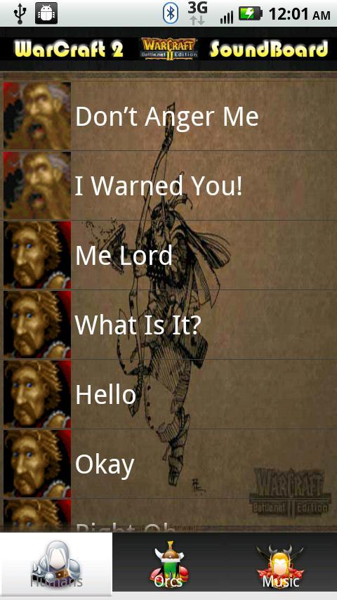 WarCraft 2 Soundboard Free